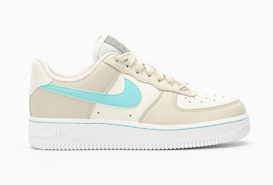 Nike Air Force 1 Low with Aurora Green Swoosh