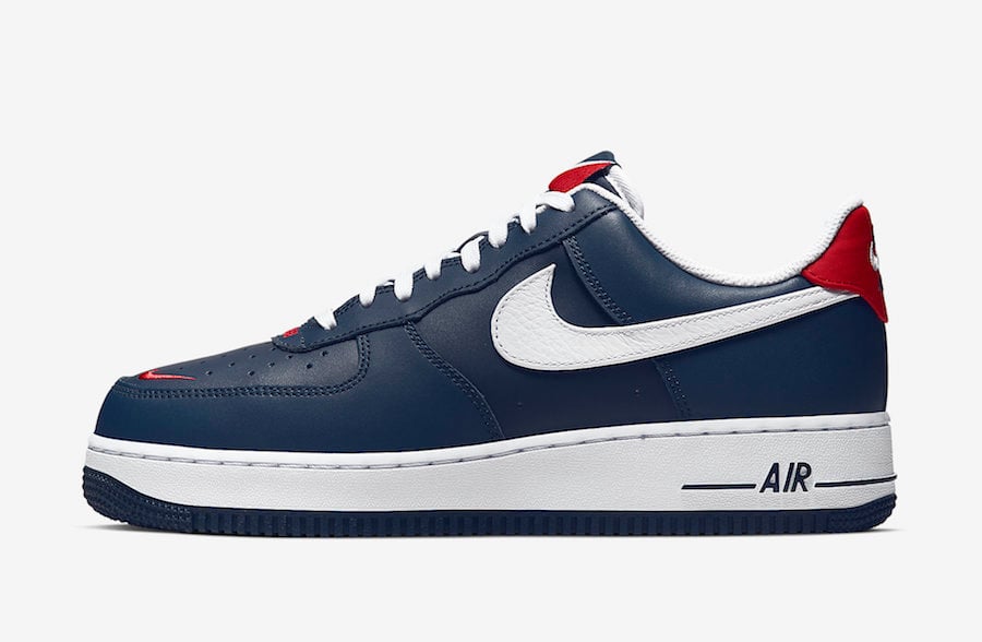 Nike Air Force 1 Low Obsidian University Red White CI8731-400 Release Date Info