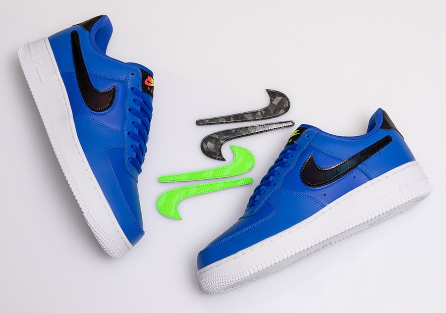 nike air force blue green