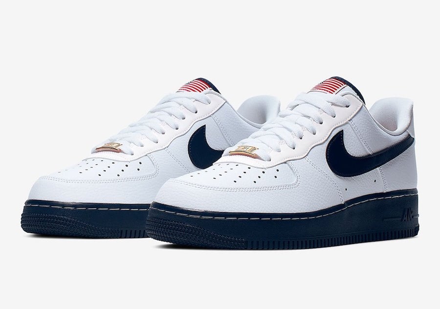 Nike Air Force 1 Low USA Flag CK5718-100 Release Date Info