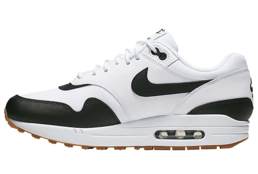 white and black air max 1