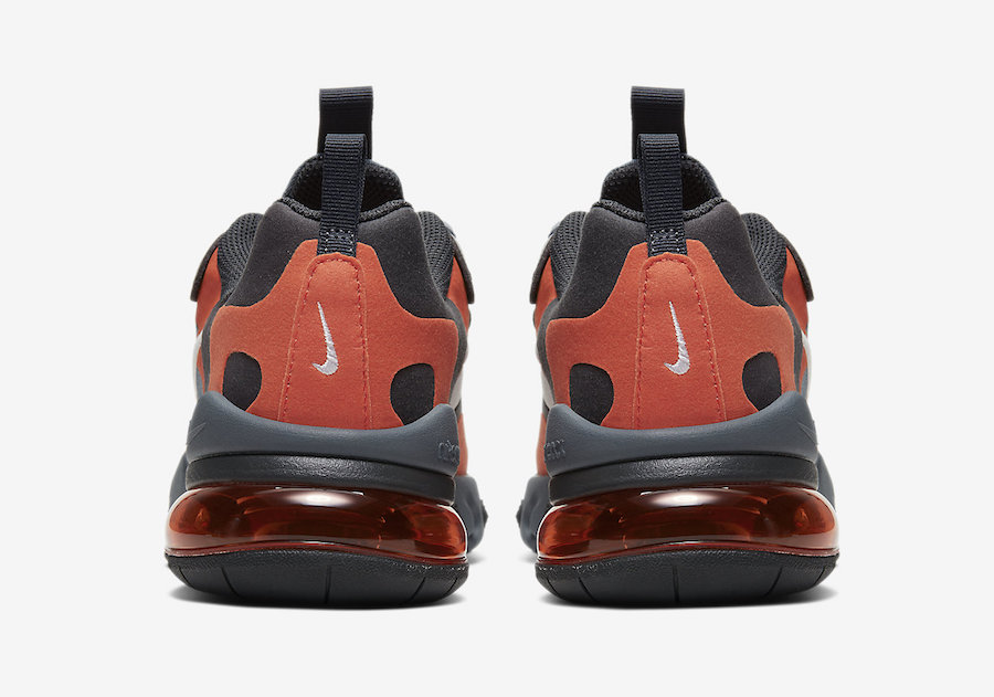 Nike Air Max 270 React Grey Orange BQ0103-006 Release Date Info