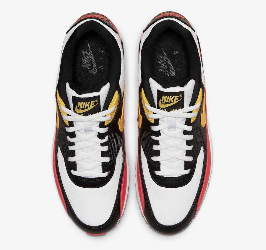 Nike Air Max 90 Black Yellow Crimson AJ1285-109 Release Date Info