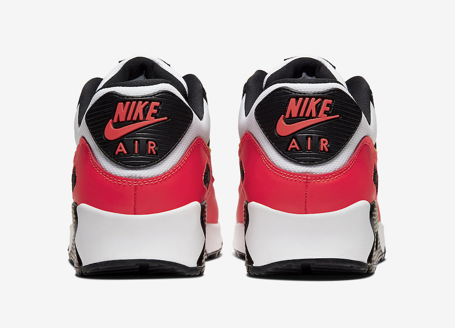Nike Air Max 90 Black Yellow Crimson AJ1285-109 Release Date Info ...
