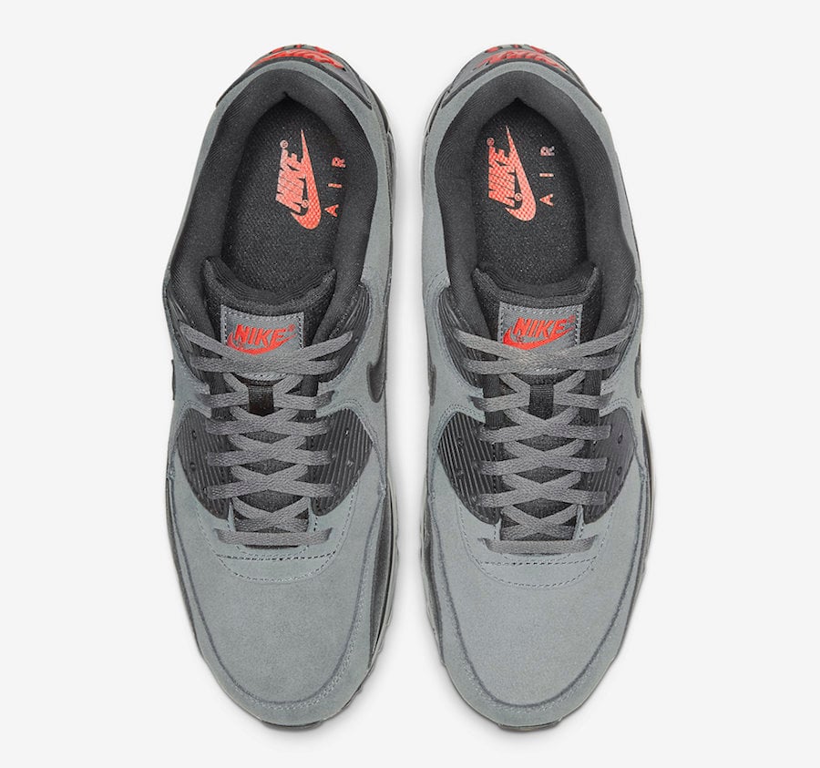 nike air max 90 essential grey suede 