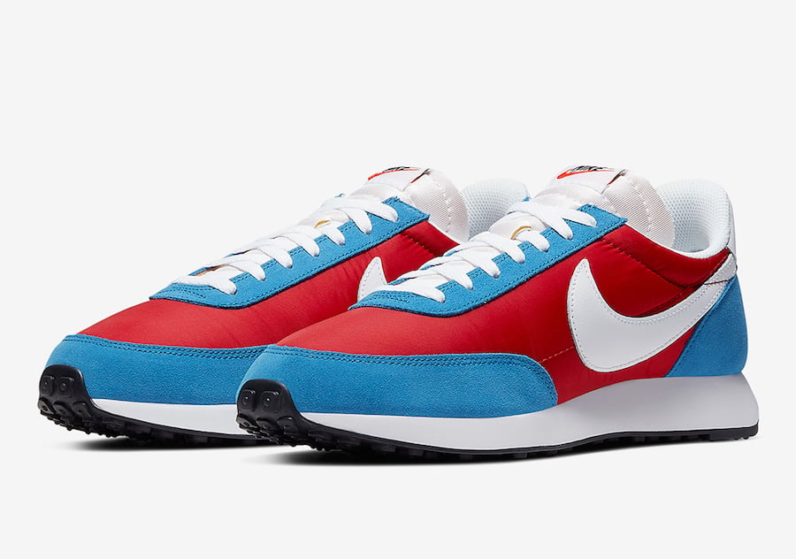 nike blue red white