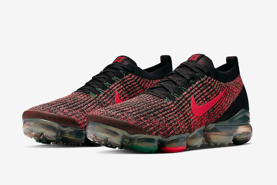 vapormax red and green