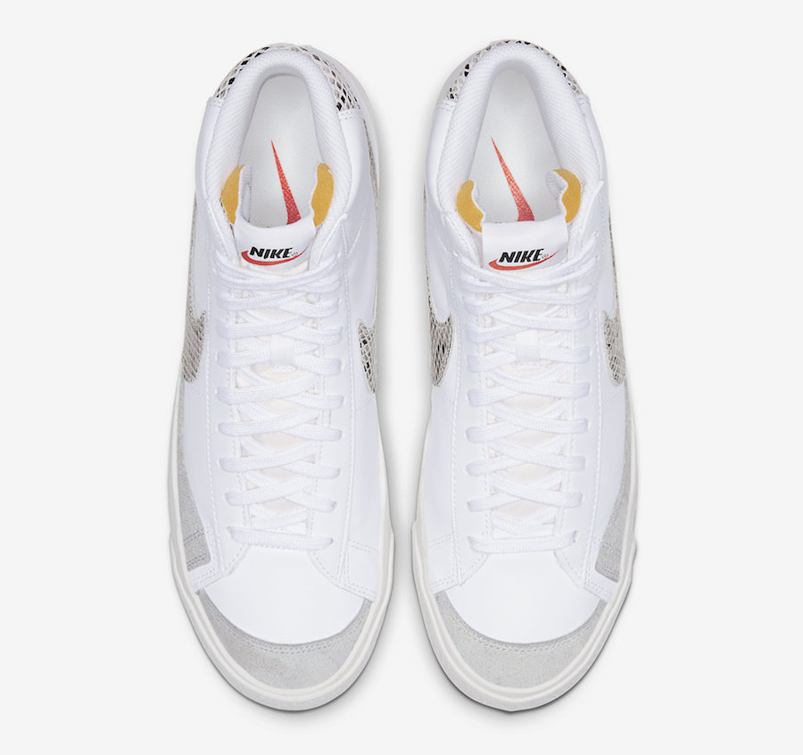 Nike Blazer Mid 77 Vintage White Snakeskin CI1176-101 Release Date Info