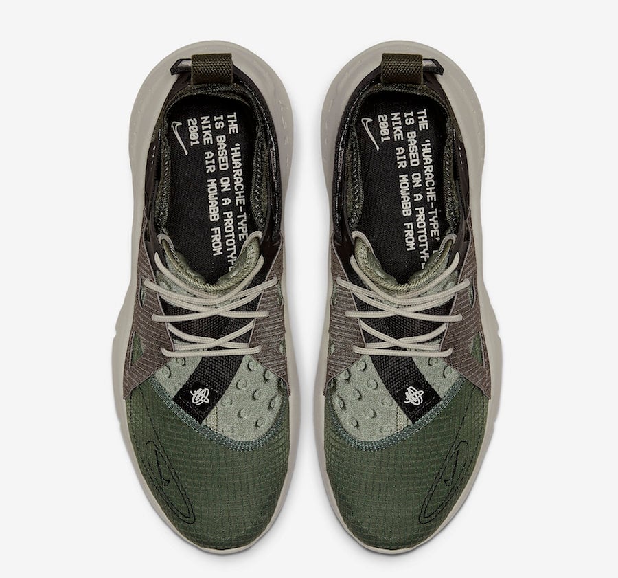 Nike Huarache Type Olive BQ5102-300 Release Date Info