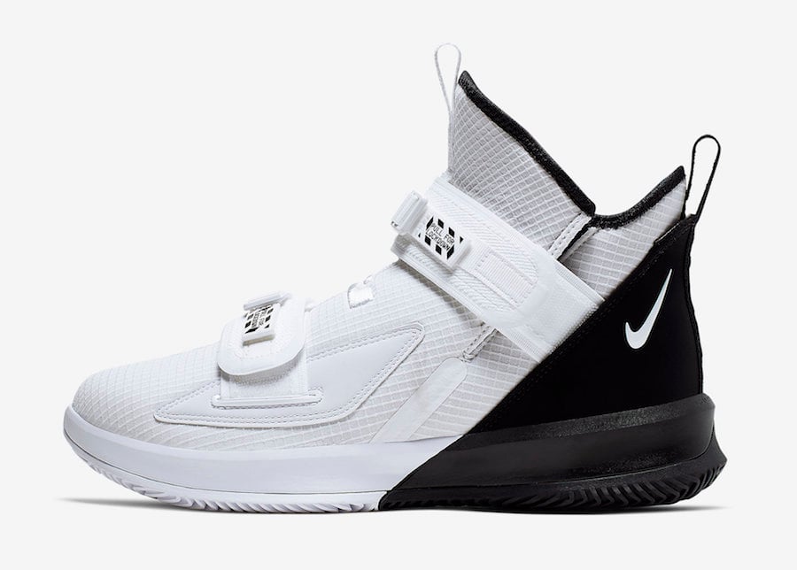 Nike LeBron Soldier 13 White Black AR4228-100 Release Date Info