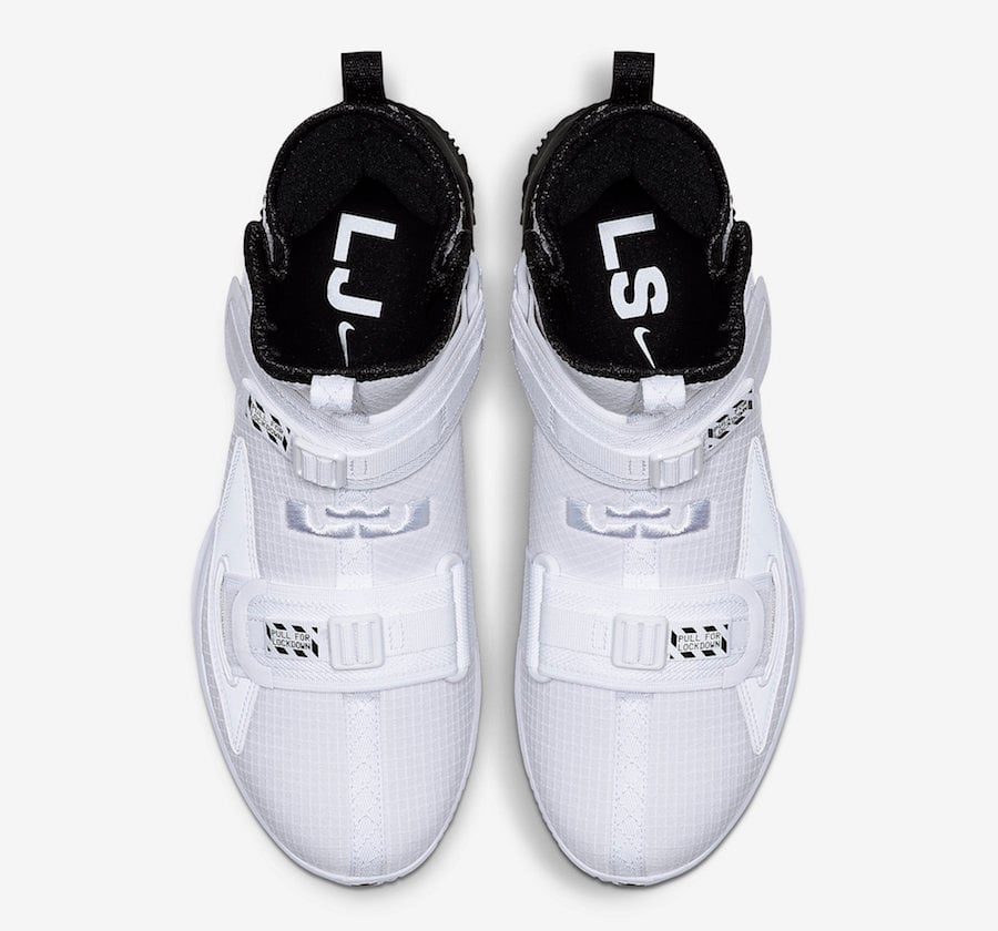 Nike LeBron Soldier 13 White Black AR4228-100 Release Date Info