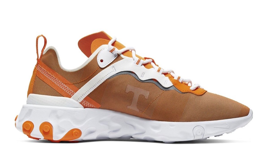 Nike React Element 55 Tennessee Volunteers Release Date Info