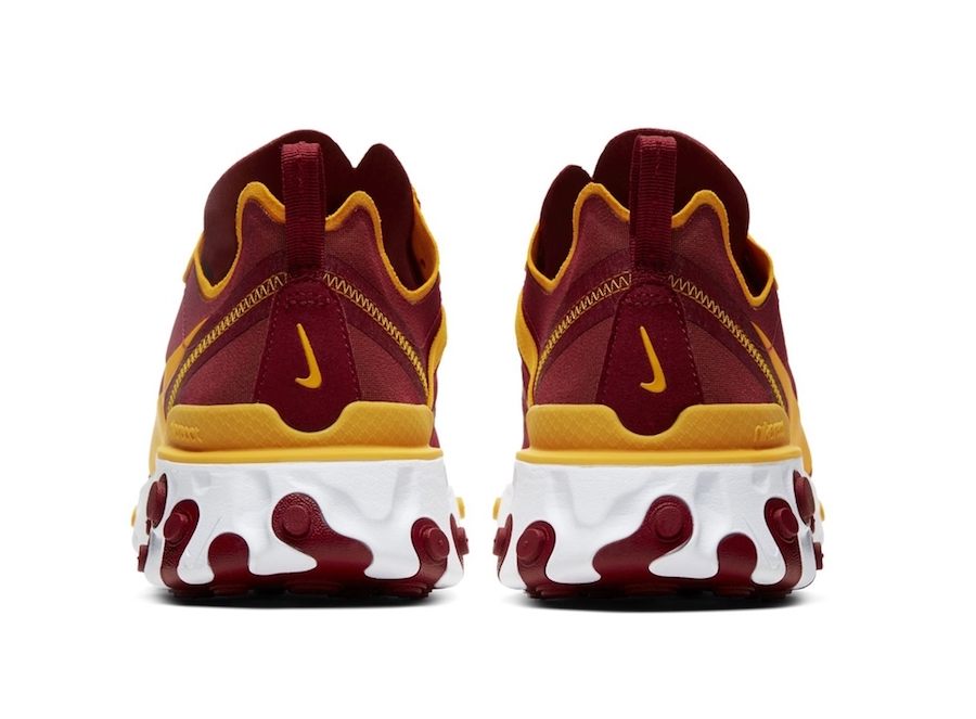 Nike React Element 55 USC Trojans Release Date Info