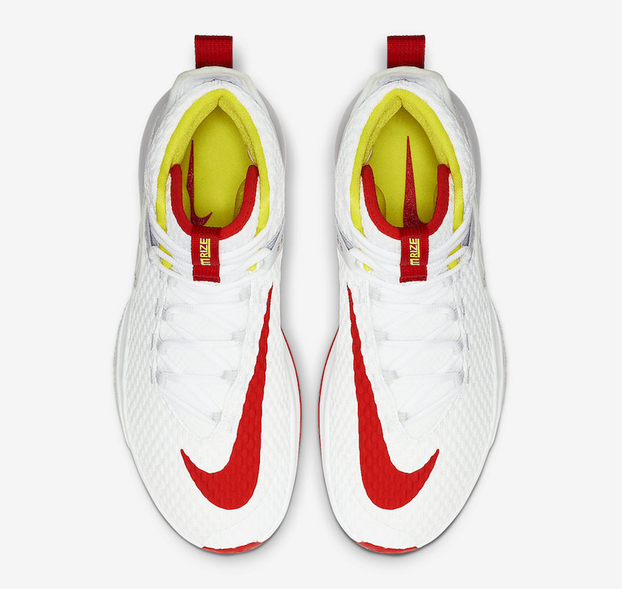 Nike Zoom Rise White Red Yellow BQ5467-100 Release Date Info