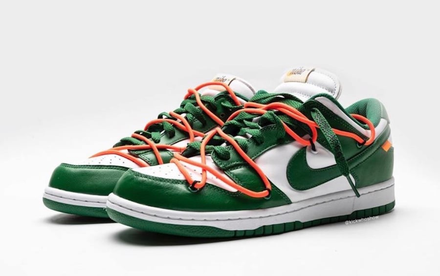 Off-White Nike Dunk Low Pine Green CT0856-100 Release Date