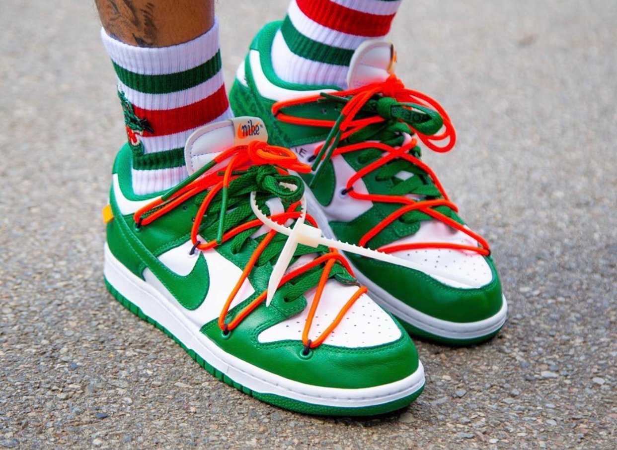 Off-White Nike Dunk Low Pine Green CT0856-100 Release Info Price