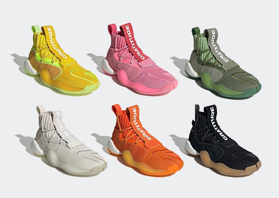Pharrell x adidas Crazy BYW X in Six Colorways Releasing Soon