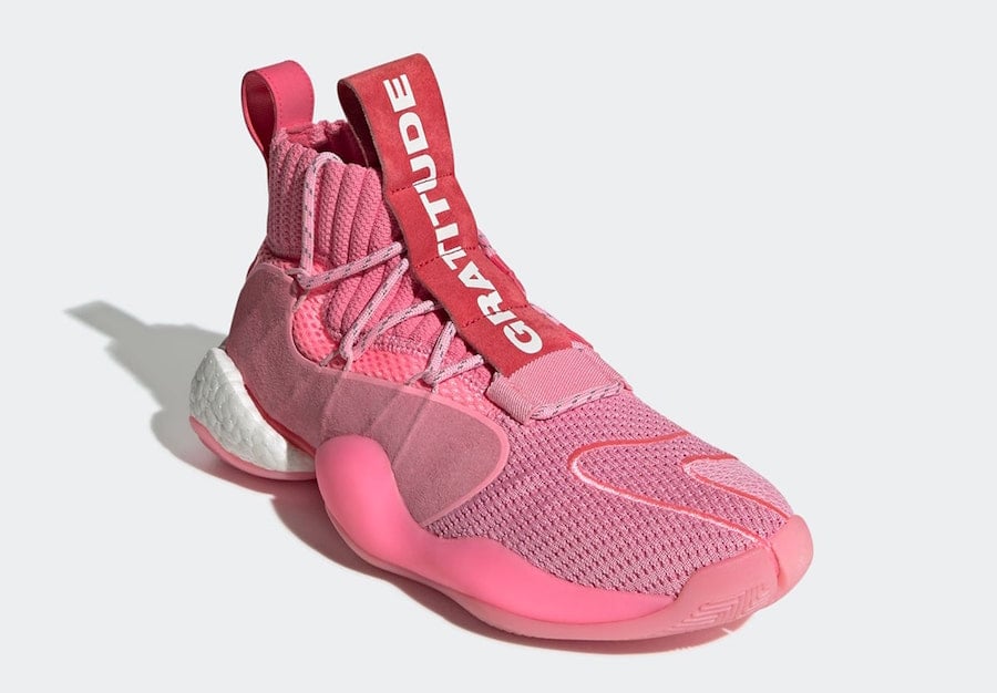 Pharrell adidas Crazy BYW X Pink EG7723 Release Date Info