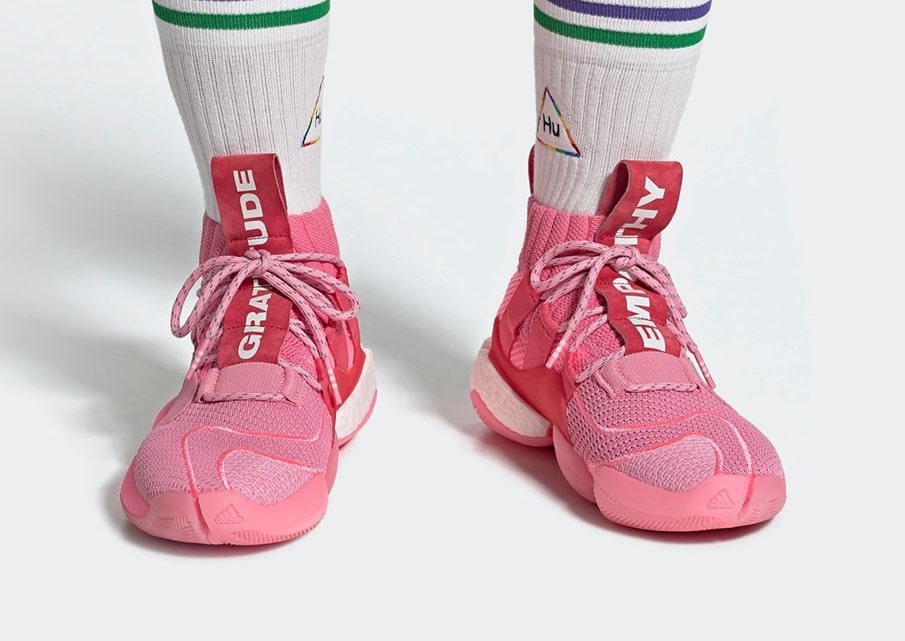 Pharrell adidas Crazy BYW X Pink EG7723 Release Date Info