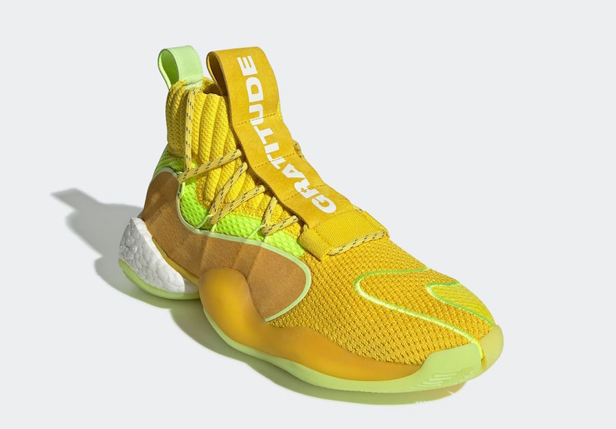 Pharrell adidas Crazy BYW X Yellow EG7724 Release Date Info