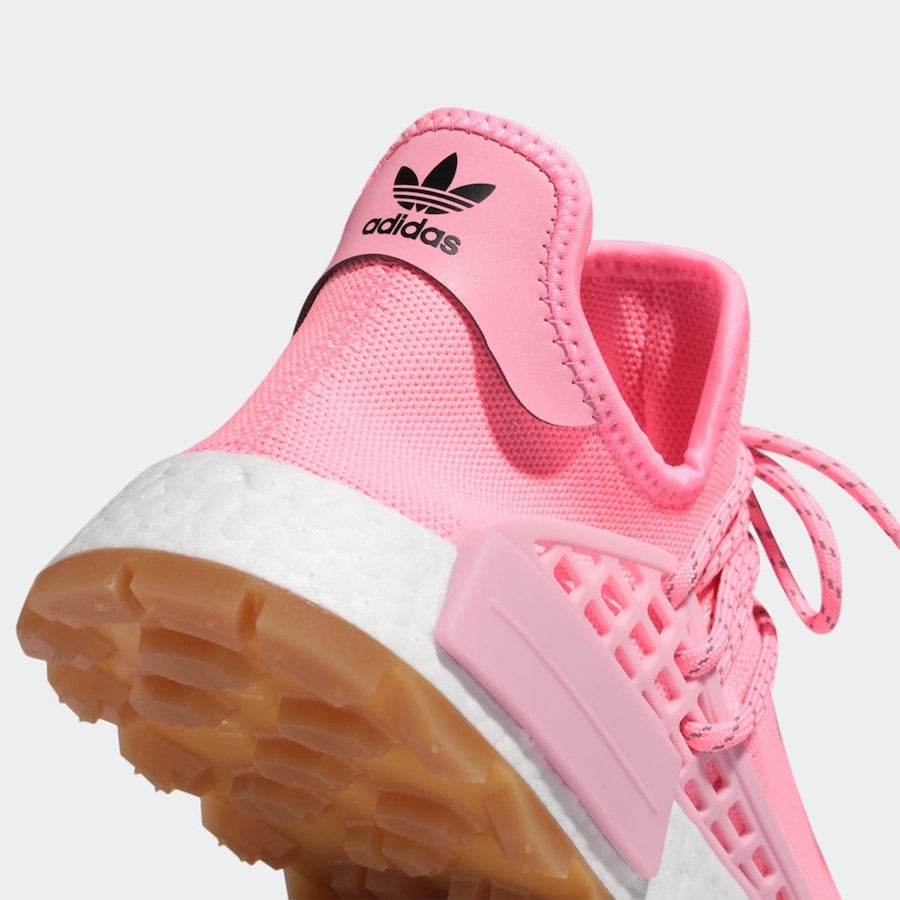 Pharrell adidas NMD Hu Trail Sun Calm Pink Gum EG7740 Release Date Info