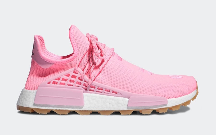 Pharrell adidas NMD Hu Trail Sun Calm Pink Gum EG7740 Release Date Info