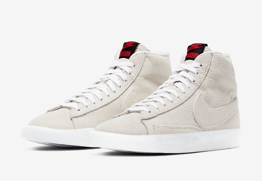 Stranger Things Nike Blazer Mid Upside Down CJ6102-100 Release Date