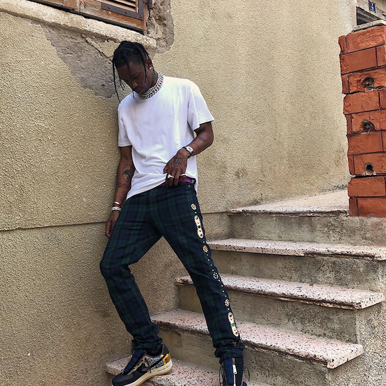 travis scott af1 outfit