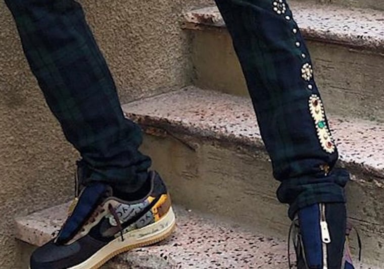 Travis Scott Showcases New Nike Air Force 1 Low Collaboration