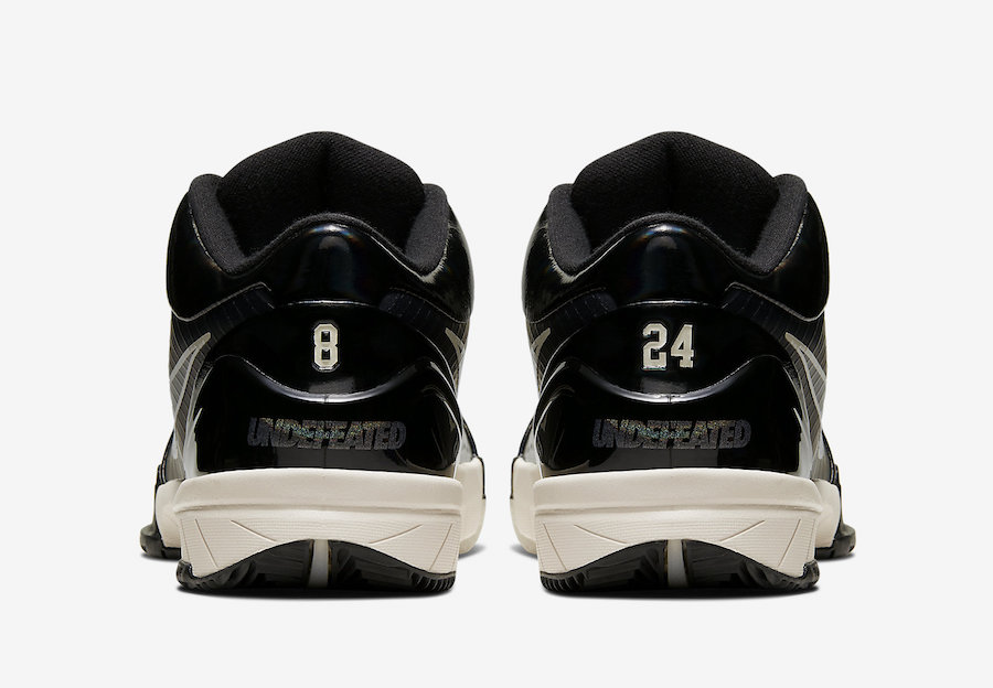 Undefeated Nike Kobe 4 Protro Black Mamba CQ3869-001 Release Date Info