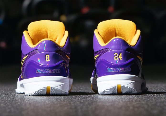 Undefeated Nike Kobe 4 Protro Lakers Kyle Kuzma CQ3869-500 Release Date ...