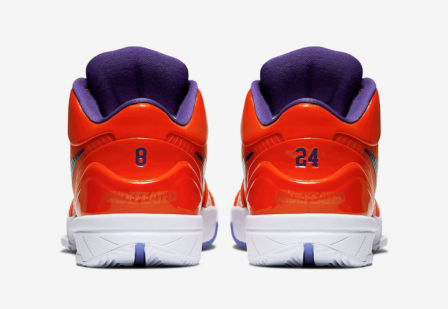 Undefeated Nike Kobe 4 Protro Suns Devin Booker CQ3869-800 Release Date Info