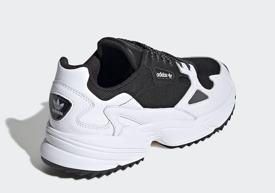 adidas Falcon Trail Black White EF9024 Release Date Info