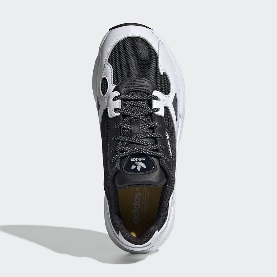 adidas Falcon Trail Black White EF9024 Release Date Info