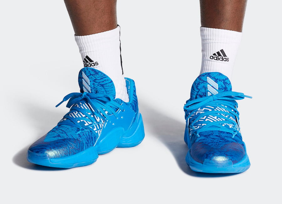 adidas Harden Vol 4 Blue EH2408 Release Date Info