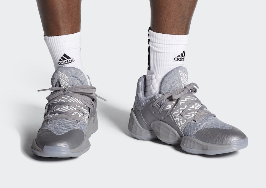 adidas Harden Vol 4 Grey EH2412 Release Date Info adidas Harden Vol 4 Grey EH2412 Release Date Info