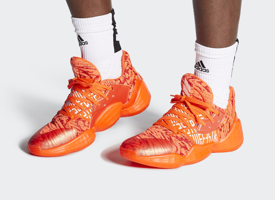 adidas Harden Vol 4 Orange Solar Red EH2409 Release Date Info adidas Harden Vol 4 Orange Solar Red EH2409 Release Date Info