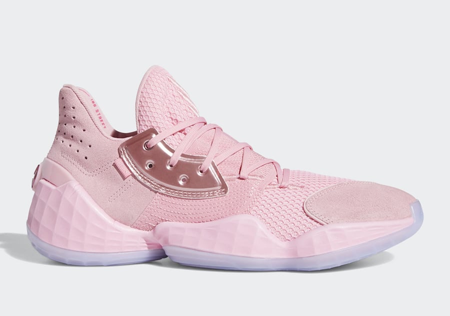 adidas Harden Vol 4 Pink Lemonade F97188 Release Date Info