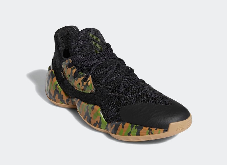 adidas Harden Vol. 4 Camo EF1259 Release Date