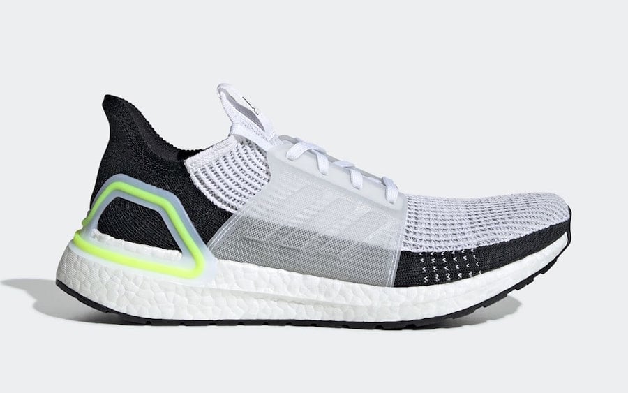 adidas Ultra Boost 2019 White Black Volt EF1344 Release Date Info