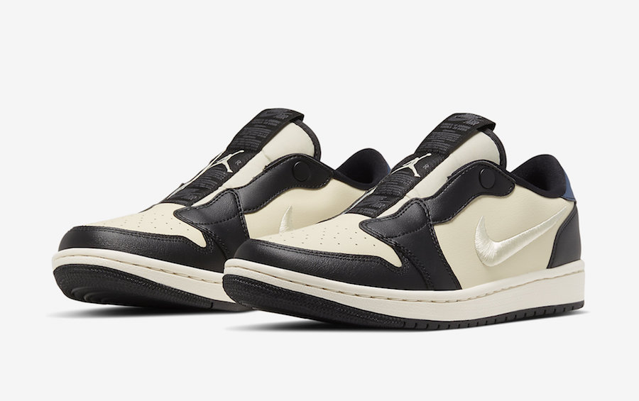 Air Jordan 1 Low Slip Black Fossil Ivory AV3918-201 Release Date Info