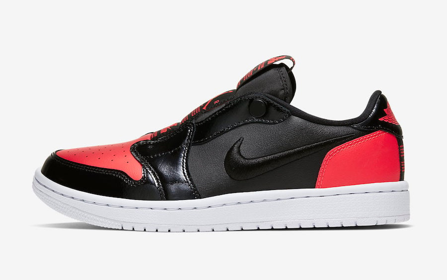 Air Jordan 1 Low Slip Black Infrared AV3918-600 Release Date Info