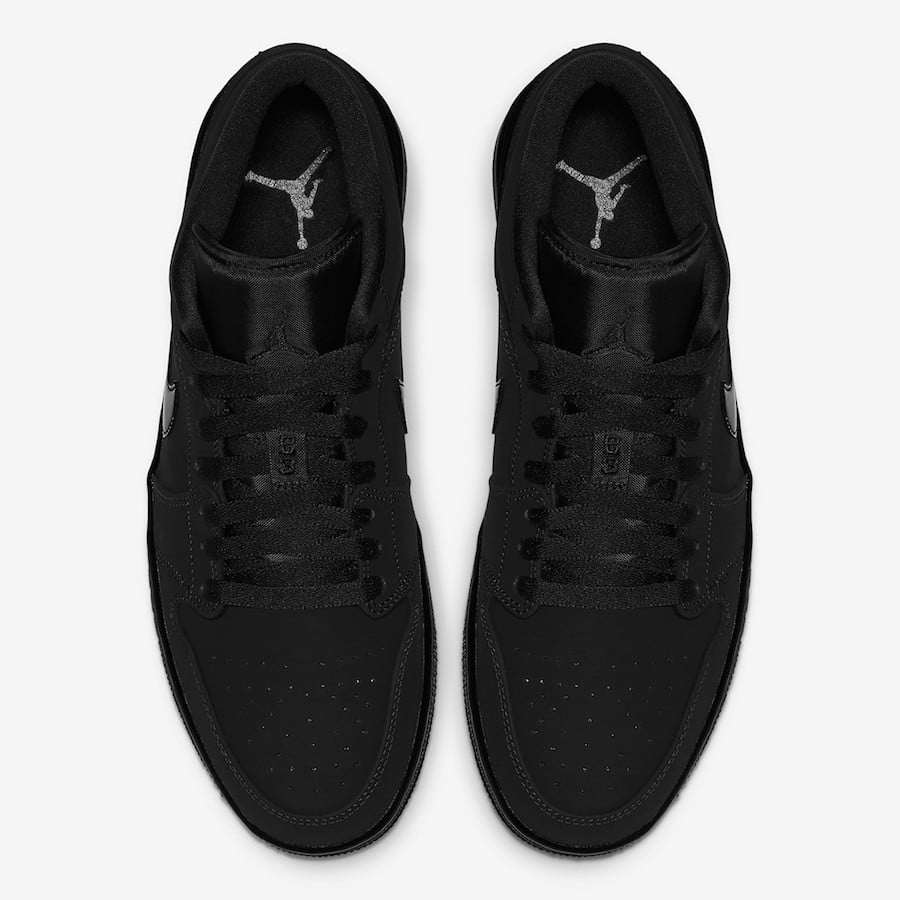 Air Jordan 1 Low Triple Black 553558-056 Release Date Info