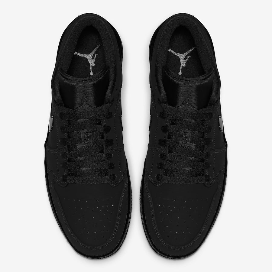 jordan triple black low