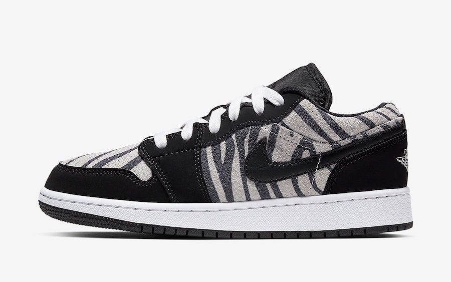 Air Jordan 1 Low Zebra 553560-057 Release Date Info