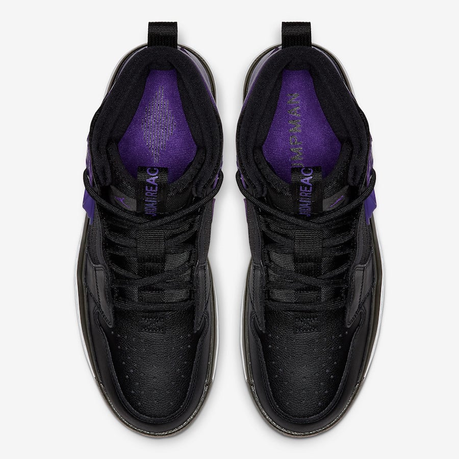 Air Jordan 1 React Black Purple AR5321-005 Release Date Info