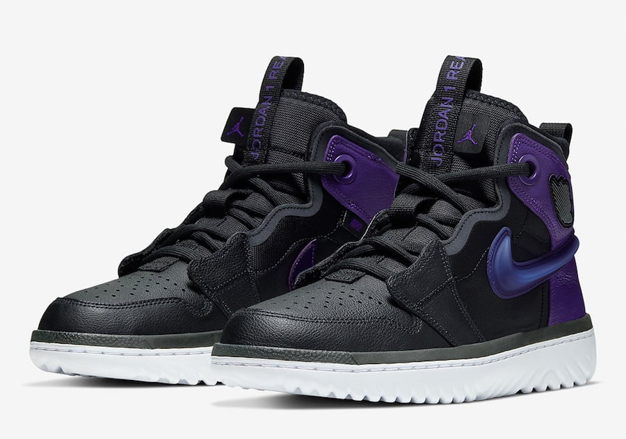 Air Jordan 1 React Black Purple AR5321-005 Release Date Info