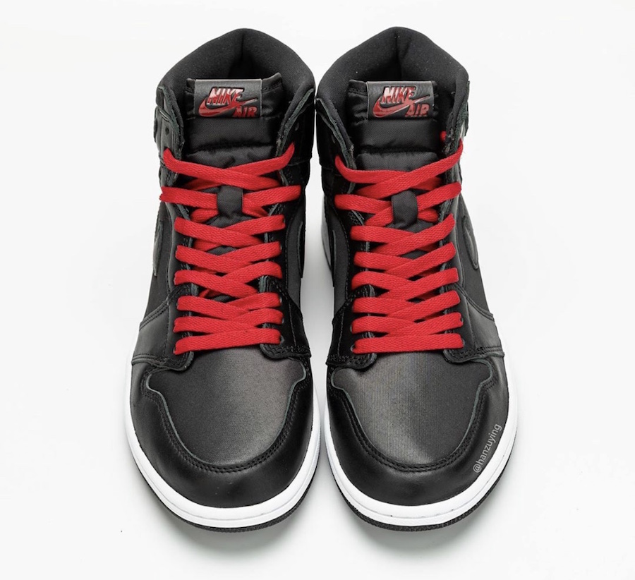 Air Jordan 1 Satin Black Gym Red 555088-060 Release Date