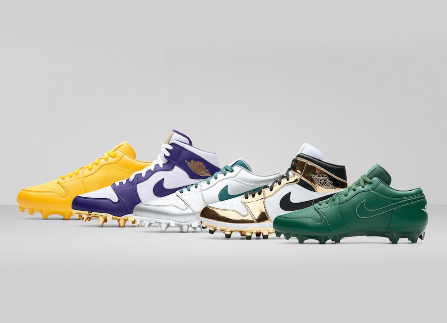 Air Jordan 1 PE Cleats for NFL Opening Day