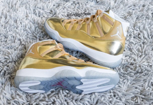 Air Jordan 11 OVO Gold Sample | SneakerFiles